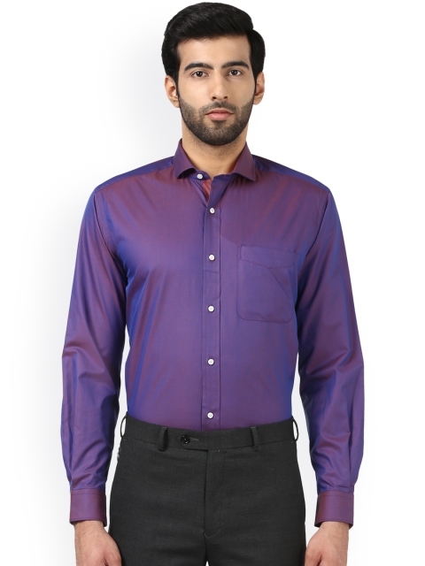 

Park Avenue Men Purple Slim Fit Solid Formal Shirt