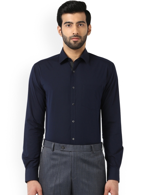 

Park Avenue Men Navy Blue Slim Fit Solid Formal Shirt