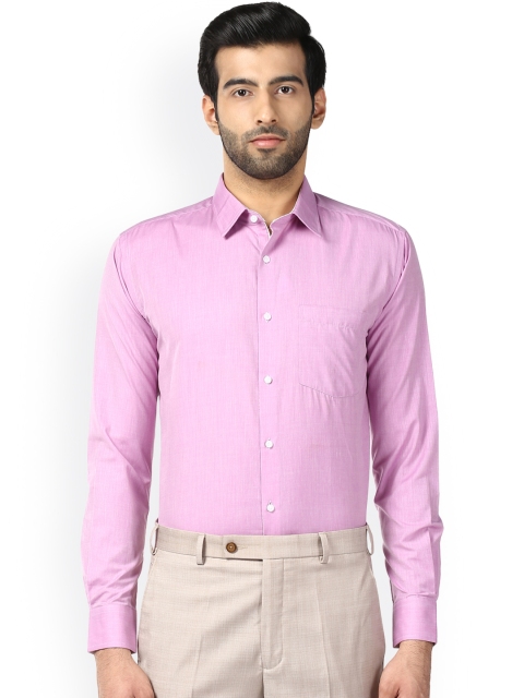 

Park Avenue Men Pink Slim Fit Self Design Formal Shirt