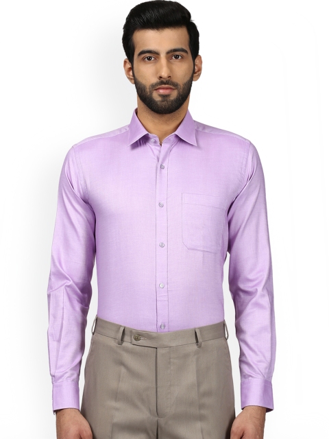 

Raymond Men Lavender Regular Fit Solid Formal Shirt