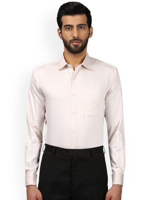 

Raymond Men Beige Regular Fit Solid Formal Shirt