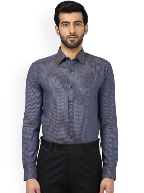 

Park Avenue Men Navy Blue Slim Fit Printed Formal Shirt