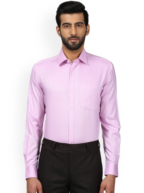 

Raymond Men Pink Regular Fit Solid Casual Shirt