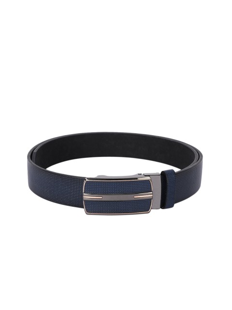 

BuckleUp Men Blue Solid Belt