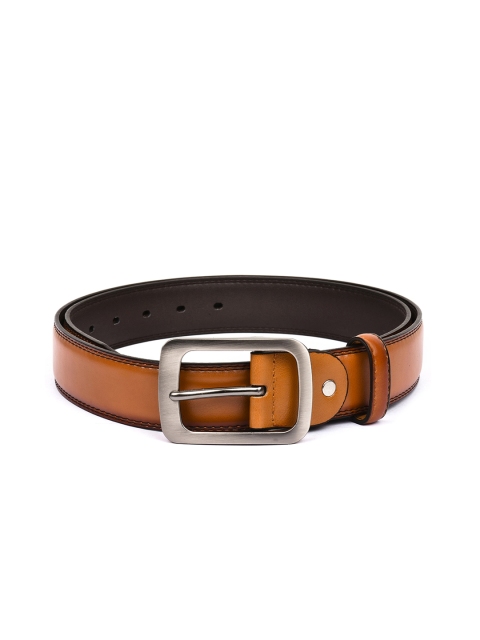 

BuckleUp Men Tan Solid Belt