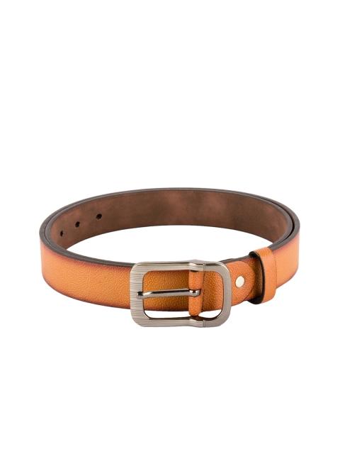 

BuckleUp Men Tan Textured Leather Belt