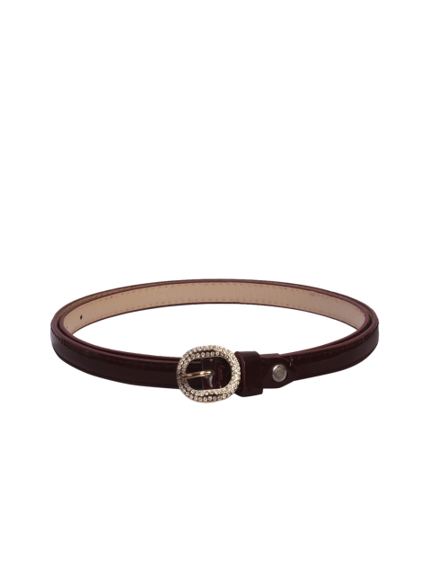 

BuckleUp Women Brown Solid Belt