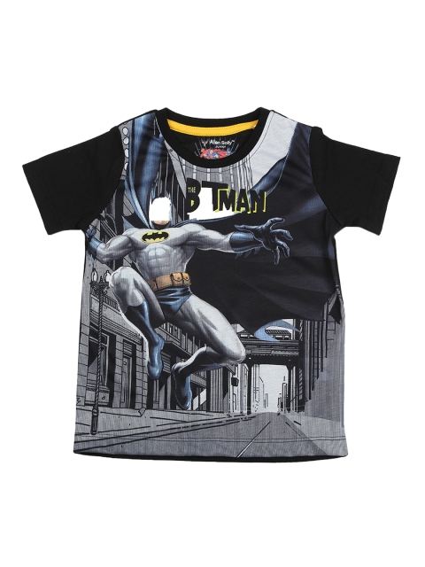 

Allen Solly Junior Boys Black & Grey Printed Round Neck T-shirt