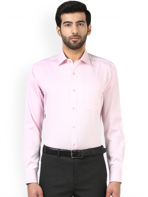 

Park Avenue Men Pink Regular Fit Solid Formal Shirt