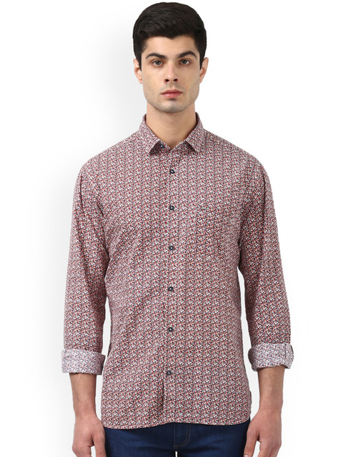 

Park Avenue Men Multicoloured Slim Fit Printed Casual Shirt, Multi