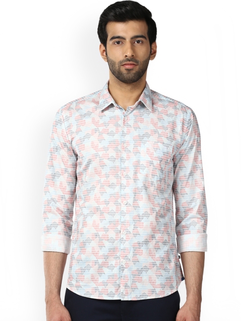 

Park Avenue Men Multicoloured Slim Fit Printed Casual Shirt, Multi