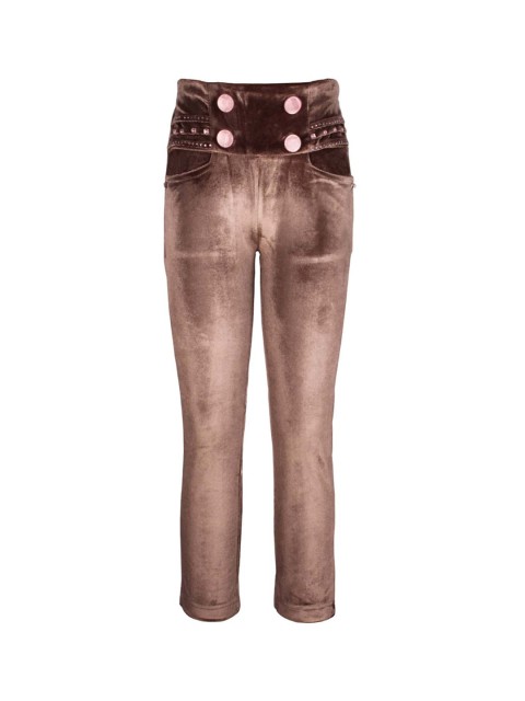 

CUTECUMBER Girls Brown Ankle-Length Leggings