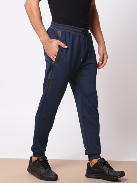 

ether Men Navy Blue Regular Fit Solid Joggers