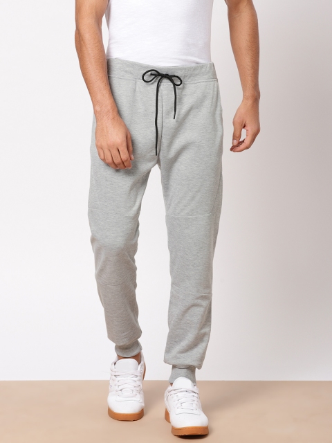 

ether Men Grey Regular Fit Solid Joggers