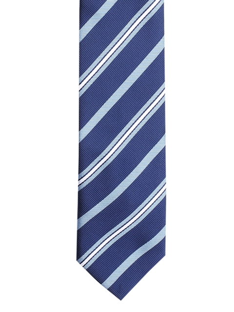 

Van Heusen Blue Striped Broad Tie