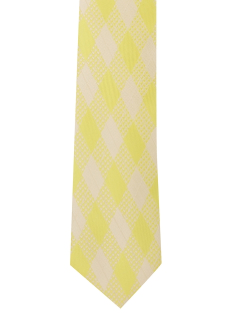 

The Tie Hub Yellow & White Checked Broad Tie