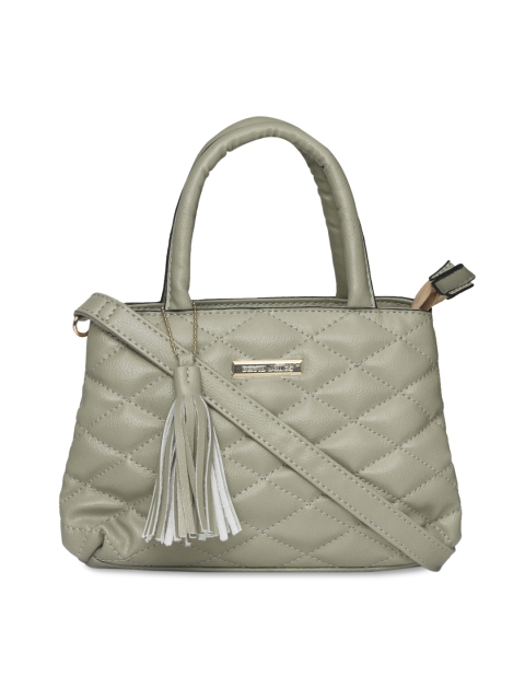 

David Jones Grey Textured Handheld Bag
