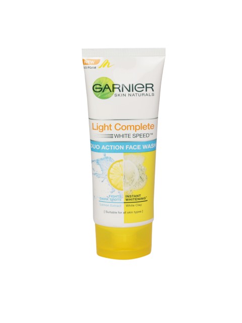 

Garnier Skin Naturals Light Complete White Speed Duo Action Face Wash 100 g