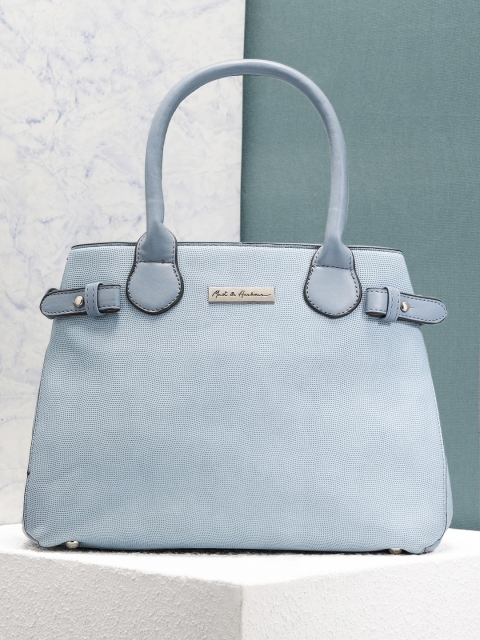 

Mast & Harbour Blue Textured Shoulder Bag