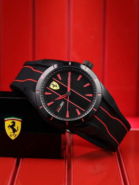 

SCUDERIA FERRARI Men Black REDREV Analogue Watch 0830481