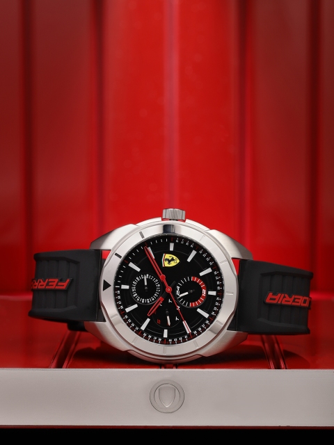 

SCUDERIA FERRARI Men Black FORZA Analogue Watch 0830546