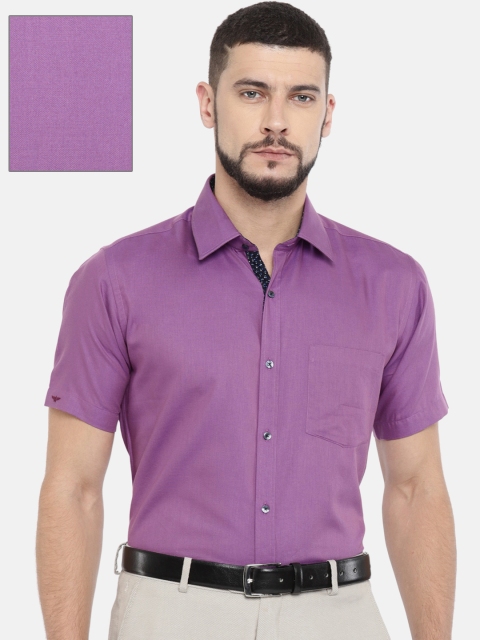 

Park Avenue Men Violet Slim Fit Solid Formal Shirt