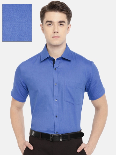 

Park Avenue Men Blue Slim Fit Solid Formal Shirt