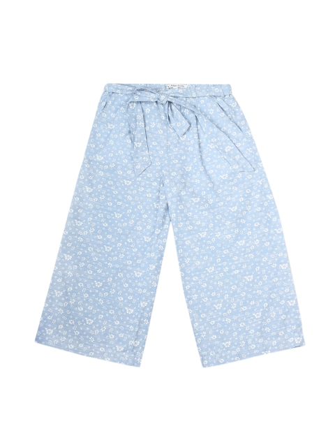 

Allen Solly Junior Girls Blue Regular Fit Printed Culottes