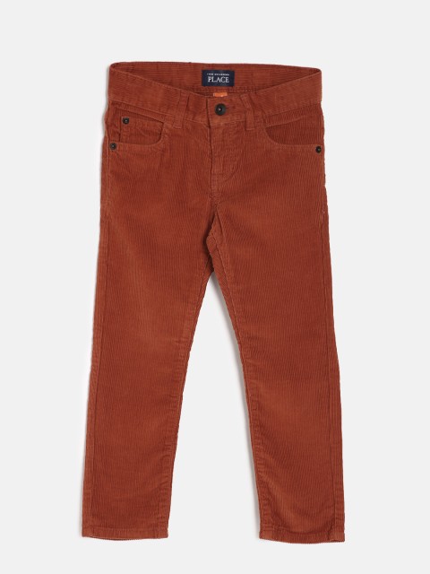 

The Childrens Place Boys Red Corduroy Regular Fit Regular Trousers