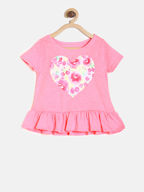 

The Childrens Place Girls Pink Printed Top