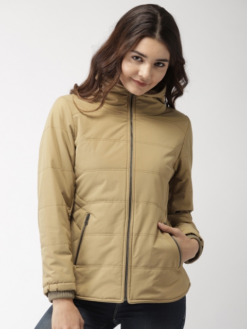 

Fort Collins Women Khaki Solid Bomber