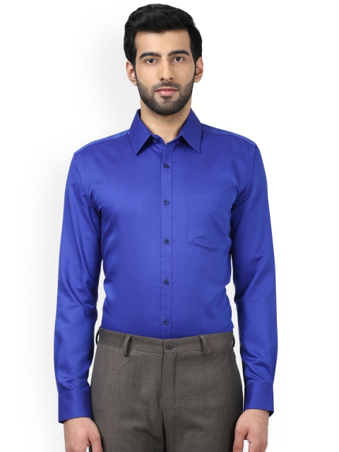 

Park Avenue Men Blue Slim Fit Solid Formal Shirt