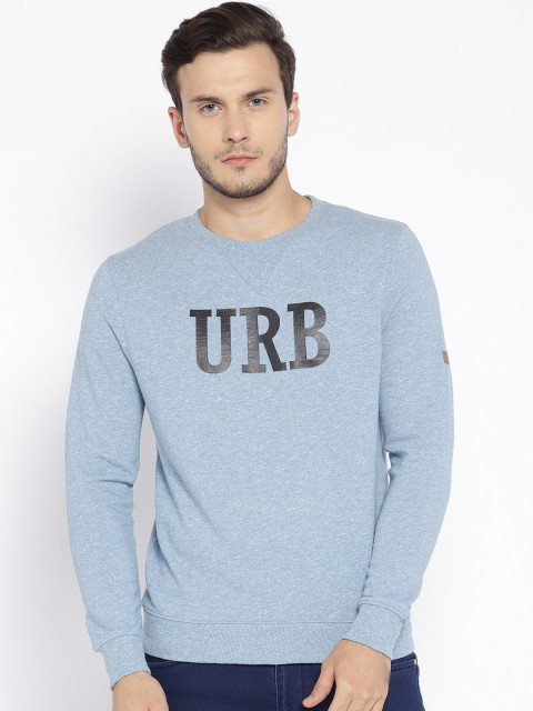 

Blackberrys Men Blue Printed Sweatshirt