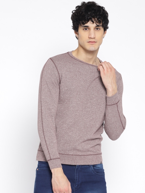 

Blackberrys Men Mauve Solid Sweatshirt