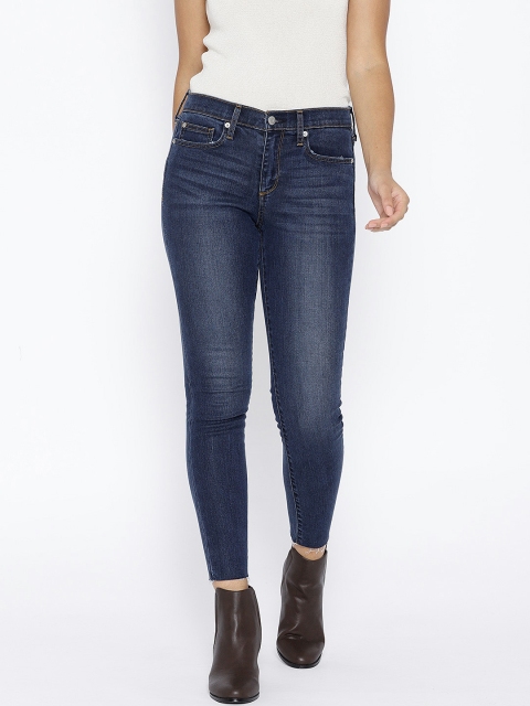 

GAP Women Blue Skinny Fit Mid-Rise Clean Look Stretchable Jeans