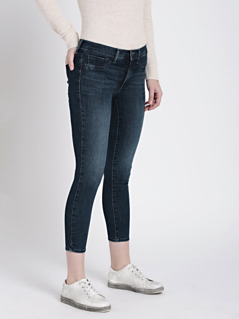 

GAP Women's Blue Mid Rise Favorite Ankle Jeggings