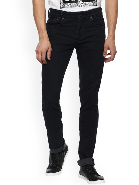 

Mufti Men Navy Blue Slim Fit Mid-Rise Clean Look Stretchable Jeans