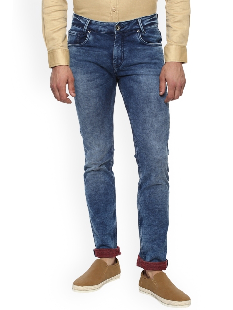 

Mufti Men Blue Slim Fit Mid-Rise Clean Look Stretchable Jeans