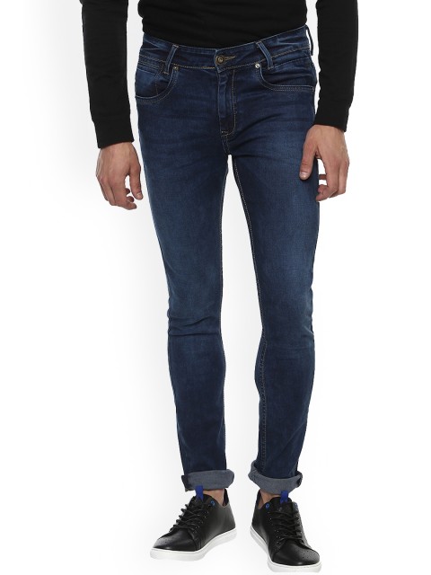 

Mufti Men Blue Skinny Fit Mid-Rise Clean Look Stretchable Jeans