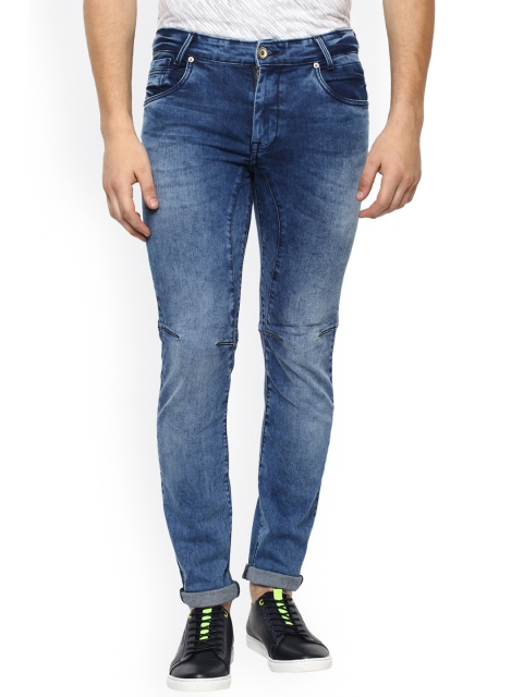 

Mufti Men Blue Slim Fit Mid-Rise Clean Look Stretchable Jeans