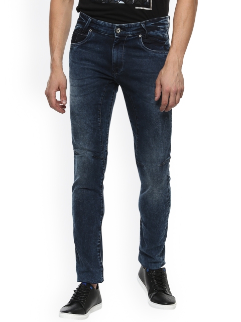 

Mufti Men Blue Slim Fit Mid-Rise Clean Look Stretchable Jeans