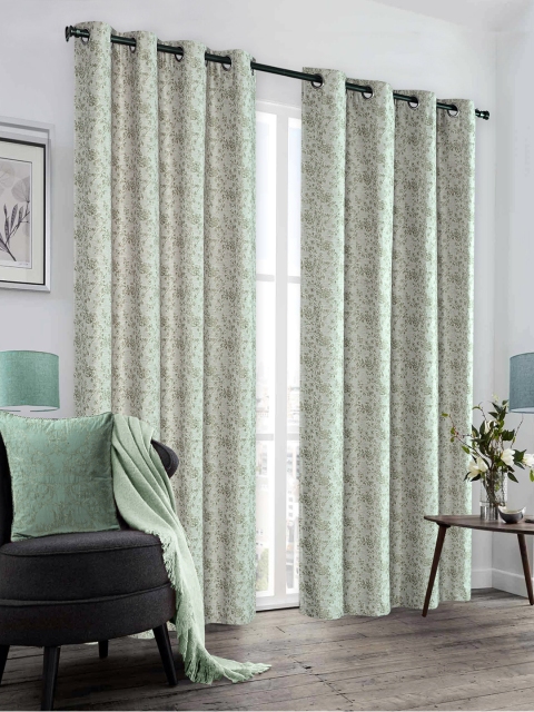 

Deco Window Green Set of 2 Door Curtains