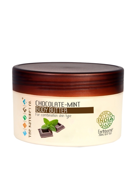 

The Natures Co Unisex Chocolate Mint Body Butter 250 Ml, Brown