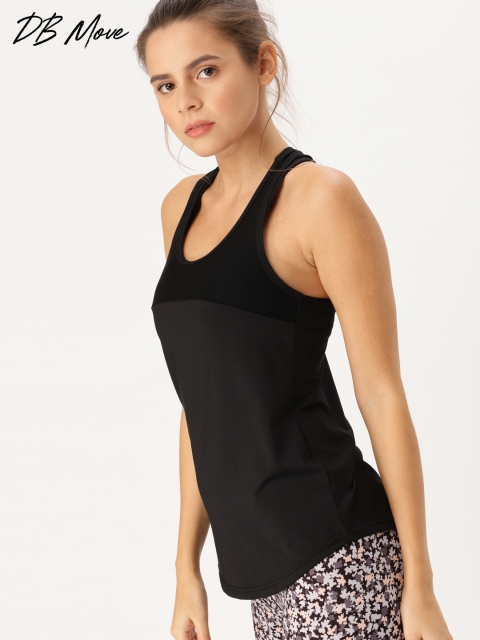 

DressBerry Women Black Solid Tank Top