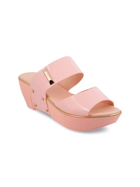 

Metro Women Pink Solid Sandals