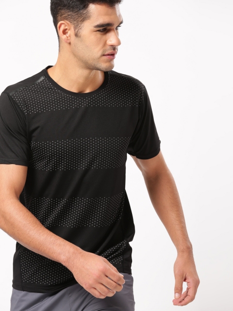 

ether e+ Men Black Printed Round Neck T-shirt