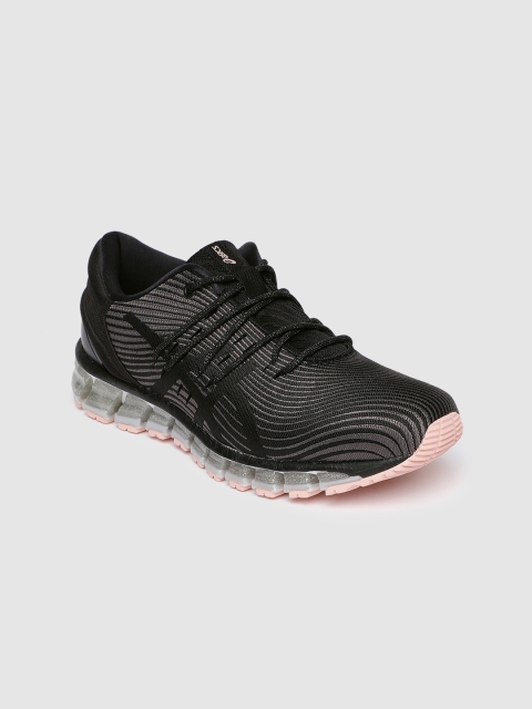 

ASICS Women Black & Grey GEL-QUANTUM 360 Running Shoes
