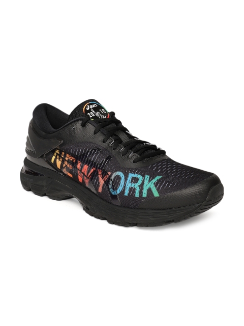 

ASICS Men Black Printed GEL-KAYANO 25 NYC Running Shoes