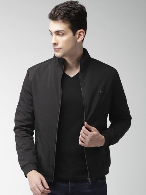 

Fort Collins Men Black Solid Lightweight Padded Jacket