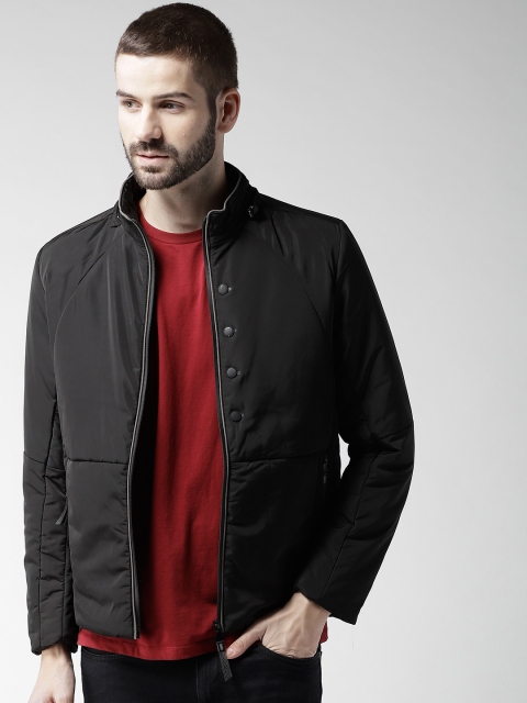 

Fort Collins Men Black Solid Padded Jacket
